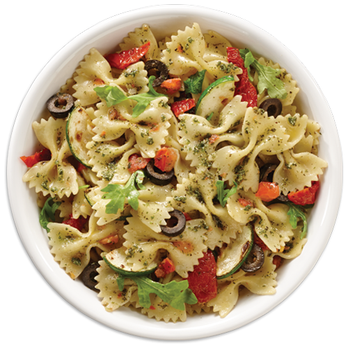 Red Leaf Indian Restaurant - Delicious plate of pasta with creamy Alfredo sauce and fresh basil